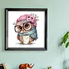 Owl - 18CT Stamped Cross Stitch 20*20cm/7.87*7.87in
