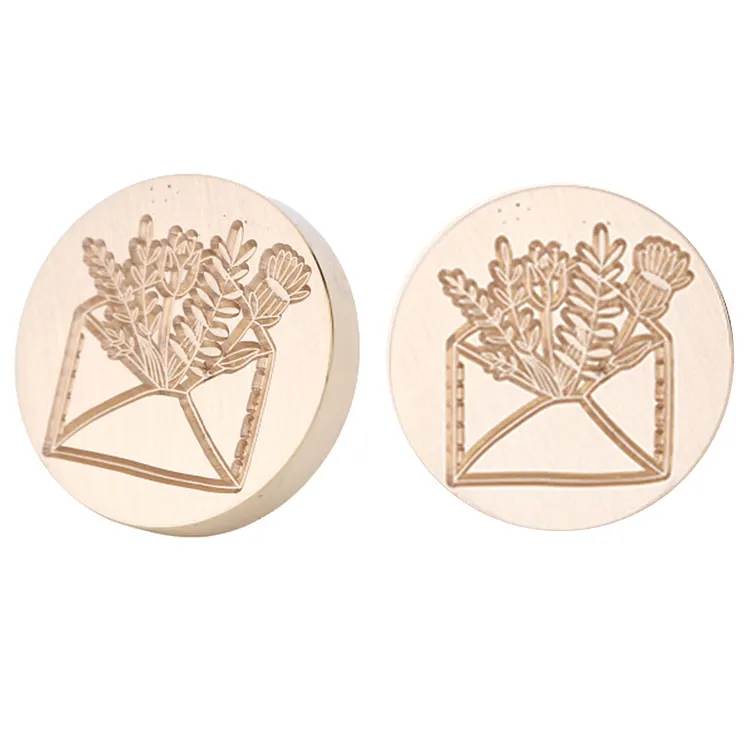 Diy Fire Lacquer Round Sealing Wax Stamp Head 25Mm gbfke