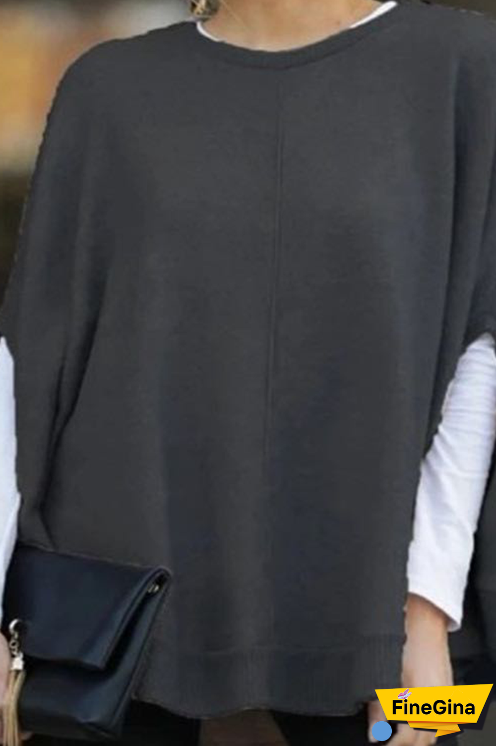 Casual Solid Pullovers O Neck Sweaters(5 Colors)