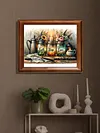 (US Local)Paint By Numbers Kit On Canvas DIY Oil Art Flower Picture Home Wall Decor50x40cm