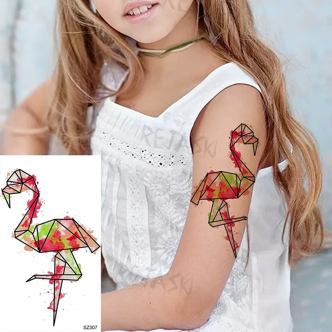 Small Henna Lotus Sexy Back Temporary Tattoos For Women Adult Feather Dandelion Fake Tattoo Body Art Waterproof Tatoos Sticker