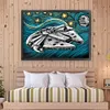 (Big Size)Star Wars Mechanical Spaceship - 11CT Stamped Cross Stitch - 60*45cm