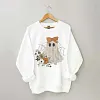 Women's Halloween Lace Ghost Princess Sweatshirt