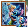 Elf And Stitch - 11CT Stamped Cross Stitch - 40*40cm - Disney