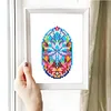 12pcs Flowers-1 5D DIY Square Drill Diamond Painting Kits for Adults Beginners Home Decor Diamonds Paintings Gem Art 5.91x7.09in