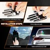 Glogesture Hand Light with Remote, 7Light Modes Hand Signal for Car Window, Hand Gesture Light for Car Back Window, Road Rage LED Sign for Car, Car Accessories for Men 