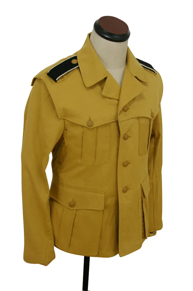   Elite DAK Tropical Afrikakorps Sand Field Tunic 1st Pattern - Italian SAHARIANA German-Uniform