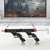 VR Gun Stock Compatible for Meta Quest 3S/3 Accessories VR Controller Stock Rifle Adapter with Shoulder Strap Enhance Real Feeling and Stability