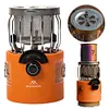 2 In 1 Camping Stove Gas Heater 2500W Portable Roasting Stove for Travelling