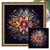 Mandala-11CT Stamped Cross Stitch 40*40cm