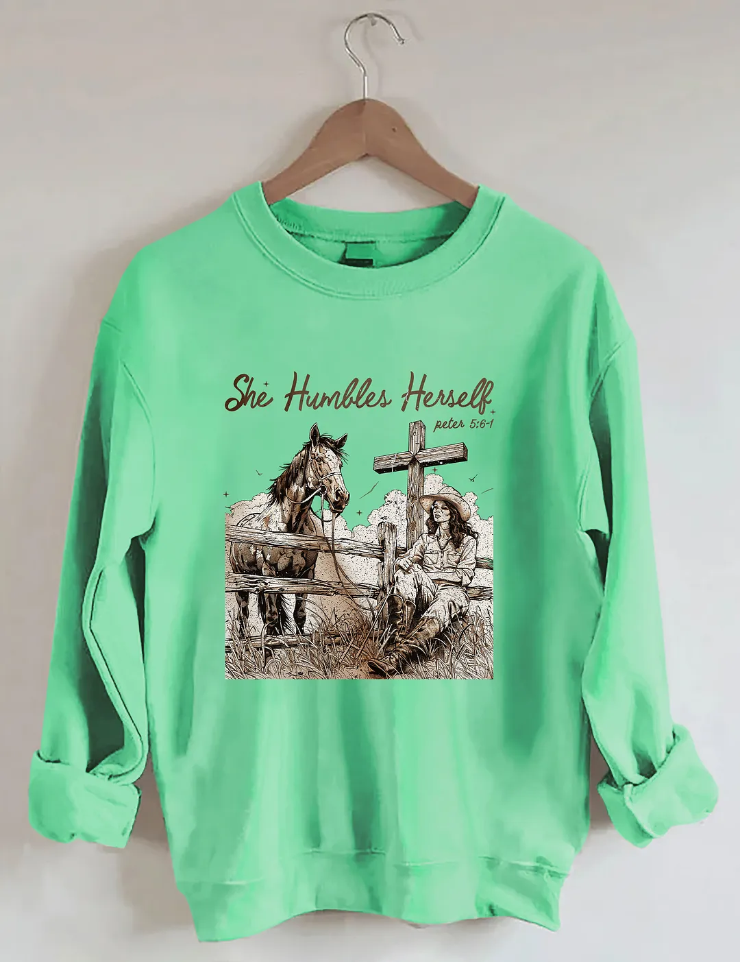 She Humbles Herself Sweatshirt