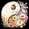 【Limited Stock Sale】Tai Chi Flowers-Paint by Numbers Acrylic Painting 50*50CM