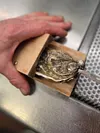 Oyster Knife Shucker Set with Wooden Holder Stainless Steel Oyster Shucking Kit Seafood Tools for Kitchen Restaurant Home Use