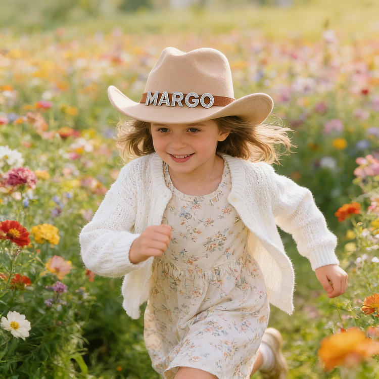 Toddler Cowgirl Hat Custom Toddler Cowboy Hat For Kids  Personalized Rhinestone Cowgirl Hat For Girls Boys  Sparkly Cowboy Hat For Women Men Birthday Party
