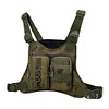 Sports Chest Bag Adjustable Shoulder Strap Front Running Vest Bag for Men Women