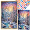 Winter Forest- Round/Square AB Drills Diamond Painting(45x75cm)