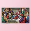 (Big Size) 14CT The Last Supper - Stamped Cross Stitch 61*37cm/24.02*14.57in(Brand)