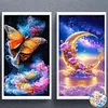2Pack Art- AB Drills Full Round Diamond Painting(75x45cm)