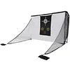 [US Local Warehouse] Golf Hitting Practice Net with 2 Side Barriers & Storage Bag 10x7ft Golf Hitting Aid Net Personal Driving Range for Backyard Driving Chipping Training Swing