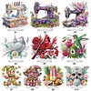 5D DIY Special Shape Diamond Painting Desk Ornament Decor Kit