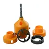 PVC Pipe Threader Kit With 1/2Inch 3/4 Inch 1 Inch Dies Pipe Threader Hand Tools