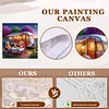 (US Local)Paint By Numbers Kit On Canvas DIY Oil Art Vacation Picture Home Decor40x40cm