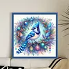 Garland Blue Tit-11CT Stamped Cross Stitch 40*40cm/15.75*15.75in