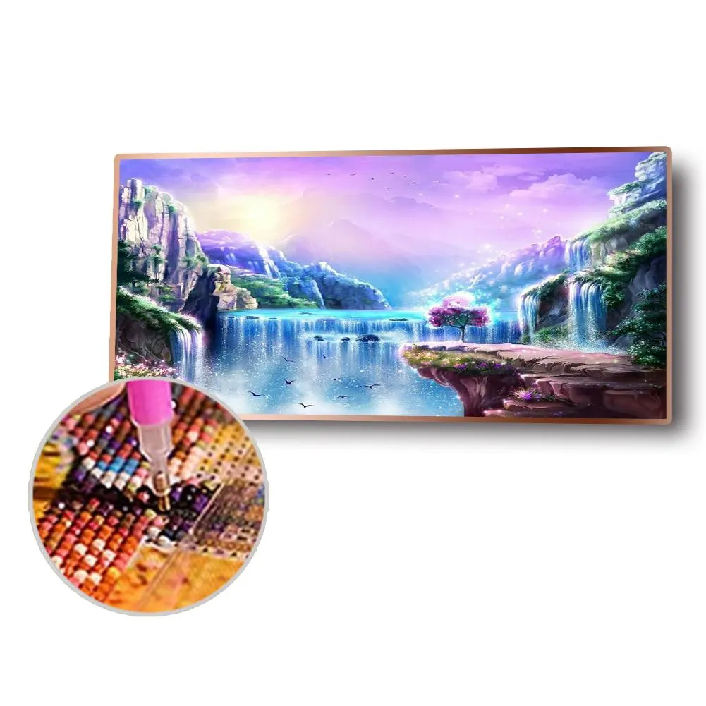 Diamond Painting - Full Round Drill - Landscape (80*40cm)