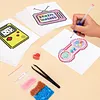 12pcs Game 5D DIY Square Drill Diamond Painting Kits for Adults Beginners Home Decor Diamonds Paintings Gem Art 5.91x7.09in