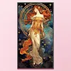 (Stamped/Counted) Star Goddess - 11CT Cross Stitch 50*90cm/19.69*35.43in