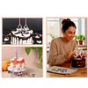 Reusable Numeral Birthday Candle Holder Set Number 0-9 for Party Anniversary
