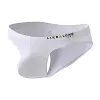 Men's U-convex large pouch ice silk bikini briefs