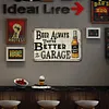 Beer Always Tastes Better In The Garage - Vintage Metal Signs - 20*30cm/30*40cm - Warning