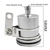 Aluminum Motorcycle Brake Fluid Reservoir Clutch Tank Oil Fluid Cup (Silver)
