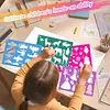 (US Local)30 Pieces Drawing Stencils Tool Set Drawing Templates for Drawing and Painting