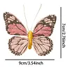 DIY Embroidered Butterfly Brooch Embroidery Butterfly Lapel Pin Clothes Decoration for Backpack Pants T-Shirt Jacket Bags Dress Jeans