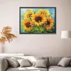 (Big Size)Sunflower - 11CT Stamped Cross Stitch - 65*50cm - Flower