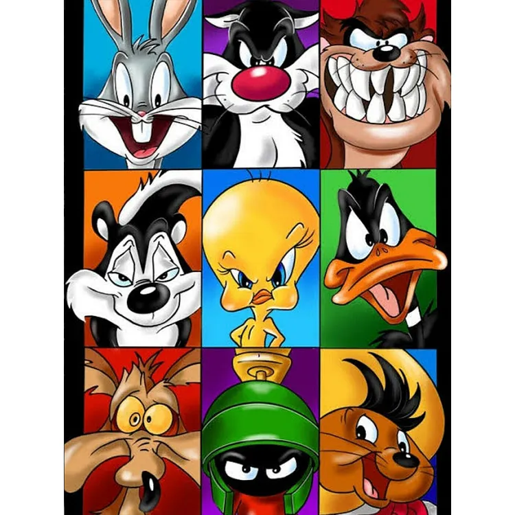 Character Cartoon 40*50CM(Canvas) Full Round Drill Diamond Painting gbfke