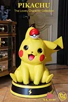 1/1 & Mini Scale Sitting Pikachu - Pokemon Resin Statue - MOMO Studio
