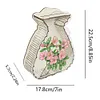 (US Local)Acrylic Wooden Flower Bag Shape Diamond Painting Piggy Bank Storage Box Kit