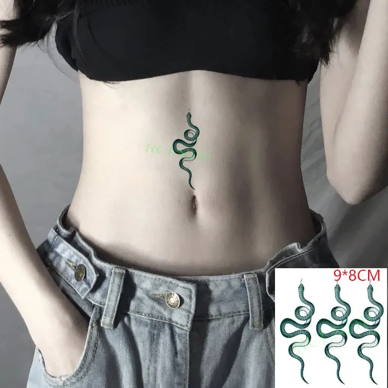 Waterproof Temporary Tattoo Sticker Neck Black Word Angel Devil Bull Cross English Letters Flash Tatoo Fake Tatto for Woman Men