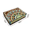 (US Local)DIY Special Shaped Crystal Painting Classic Mandala Style Storage Box Ornament Kit