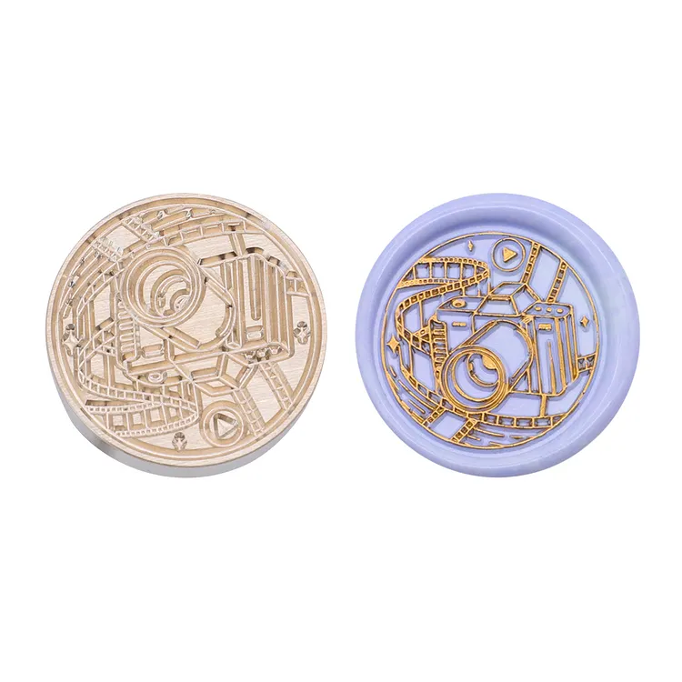 Diy Fire Lacquer Round Sealing Wax Stamp Head 25Mm gbfke