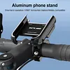 Bicycle Phone Holder 360 Rotation Aluminum Alloy Motorcycle Navigation Bracket