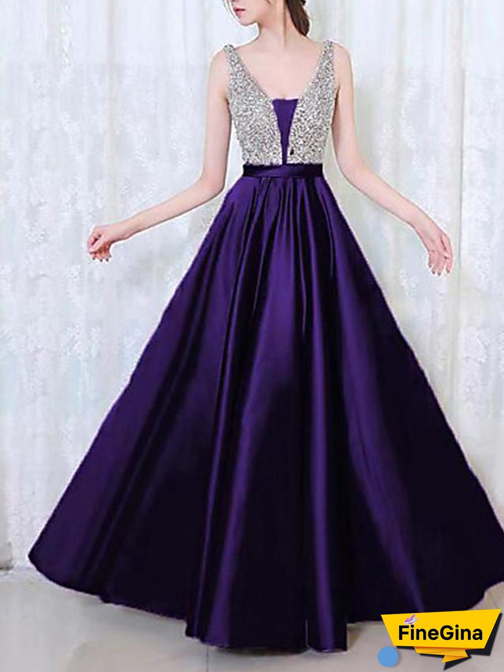 Women's A-Line Dress Maxi long Dress Sleeveless Solid Colored Beaded Spring Summer Hot Black Purple Blushing Pink Green S M L XL XXL 3XL Black Dresses