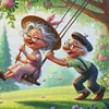 (Multi-Style) Old Couple-11CT Stamped Cross Stitch 40*40cm/15.75*15.75in