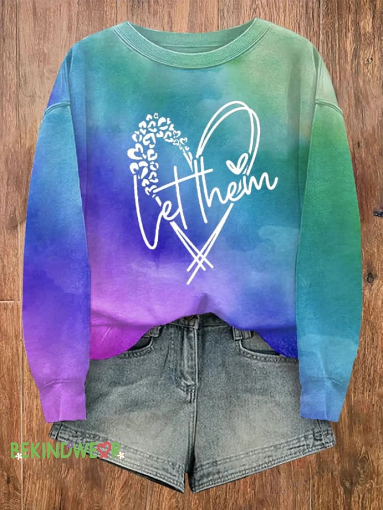 Women&rsquo;s Mental Health Printed Crew Neck Sweatshirt As shown / S