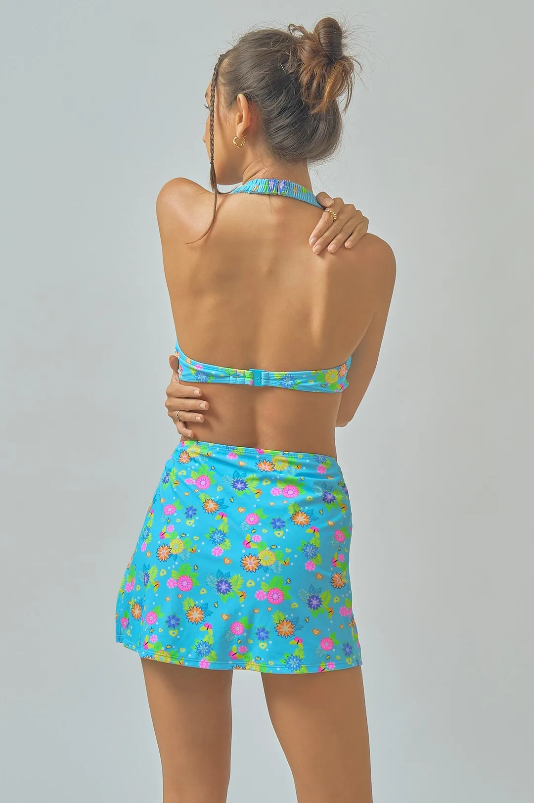 Anastasia Mini Skirt / Blue Daiquiri FINAL SALE