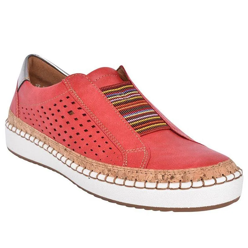 2020 Spring Slip On Sneakers Shallow Loafers Women Vulcanized Shoes Breathable Hollow Out Female Casual Flats Ladies Comfortable