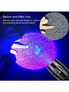 150LM XPE+UV Zoom Flashlight 395nm Backlight Ultraviolet Detector Torch